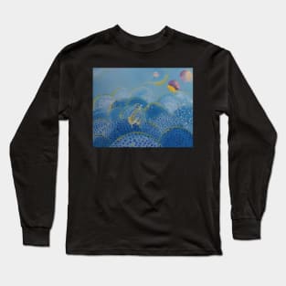 Blue little bird Long Sleeve T-Shirt